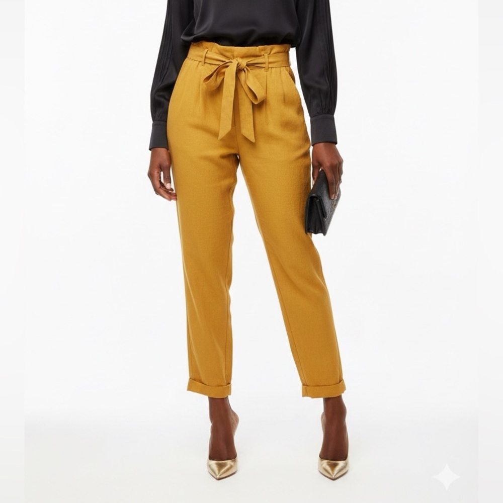 Lovers + Friends High Waist Mustard Pants